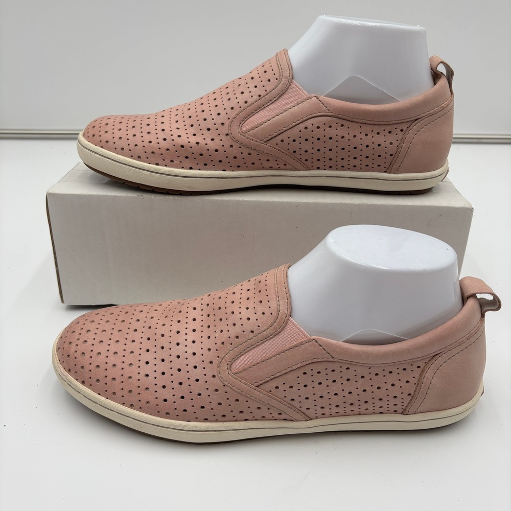 Taos Footwear Pink Perforated Slip-On Sneakers